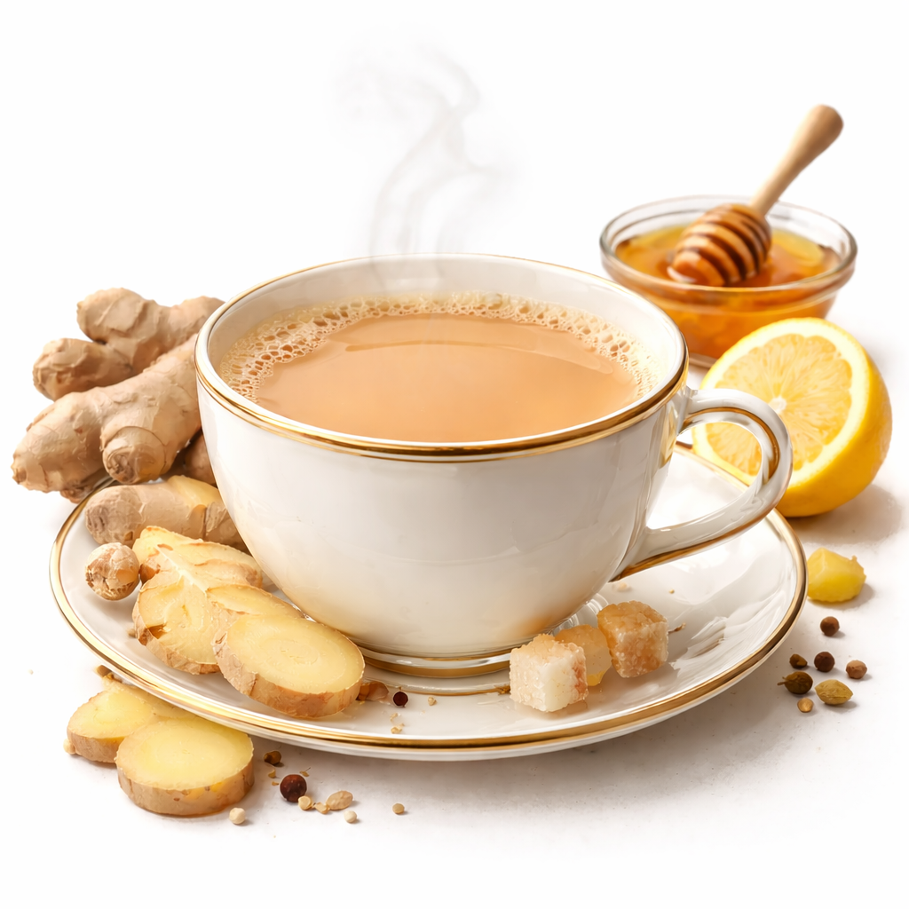 Naturally Flavored Ginger Tea from Kerala