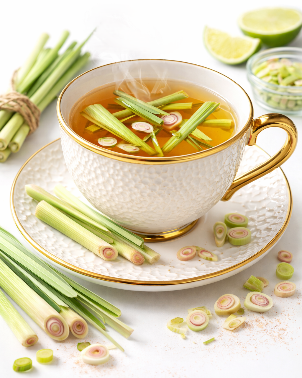 Naturally Flavored Lemongrass Tea from the Western Ghats of Kerala